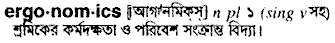 Ergonomics in Bangla Academy Dictionary