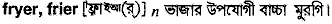 Fryer in Bangla Academy Dictionary