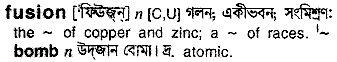 Fusion in Bangla Academy Dictionary