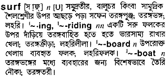 Surt in Bangla Academy Dictionary