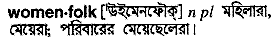Womenfolk in Bangla Academy Dictionary