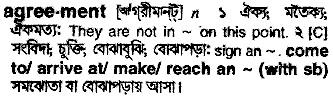 Agreement in Bangla Academy Dictionary