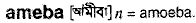 Ameba in Bangla Academy Dictionary