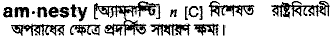 Amnesty in Bangla Academy Dictionary