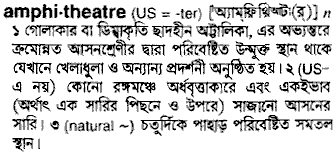 Amphitheatre in Bangla Academy Dictionary