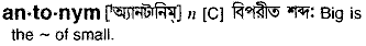 Antonym in Bangla Academy Dictionary