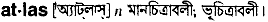 Atlas in Bangla Academy Dictionary