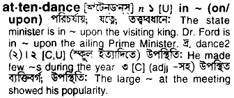 Attendance in Bangla Academy Dictionary