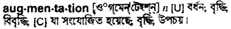 Augmentation in Bangla Academy Dictionary