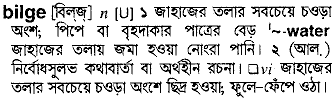 Bilge in Bangla Academy Dictionary