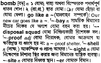 Bomb in Bangla Academy Dictionary