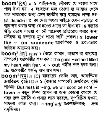 Boom in Bangla Academy Dictionary
