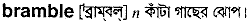 Bramble in Bangla Academy Dictionary