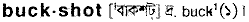 Buckshot in Bangla Academy Dictionary