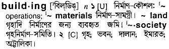Building in Bangla Academy Dictionary