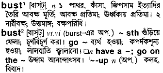 Bust in Bangla Academy Dictionary