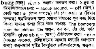 Buzz in Bangla Academy Dictionary