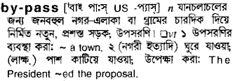 Bypass in Bangla Academy Dictionary