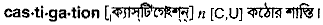 Castigation in Bangla Academy Dictionary