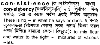 Consistency in Bangla Academy Dictionary