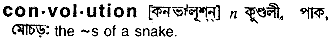 Convolution in Bangla Academy Dictionary