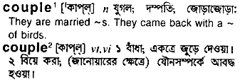 Couple in Bangla Academy Dictionary