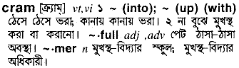 Cram in Bangla Academy Dictionary