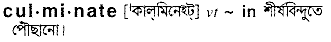 Culminate in Bangla Academy Dictionary