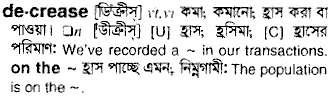 Decrease in Bangla Academy Dictionary