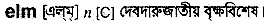 Elm in Bangla Academy Dictionary