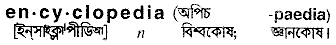 Encyclopedia in Bangla Academy Dictionary