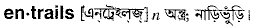Entrails in Bangla Academy Dictionary