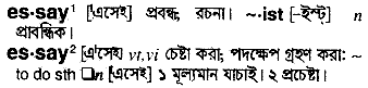 essay meaning bangla Essay in Bangla Academy Dictionary