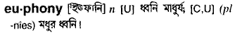 Euphony in Bangla Academy Dictionary
