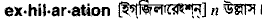 Exhilaration in Bangla Academy Dictionary
