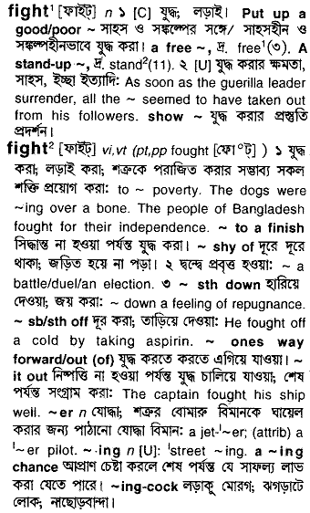 Fight in Bangla Academy Dictionary