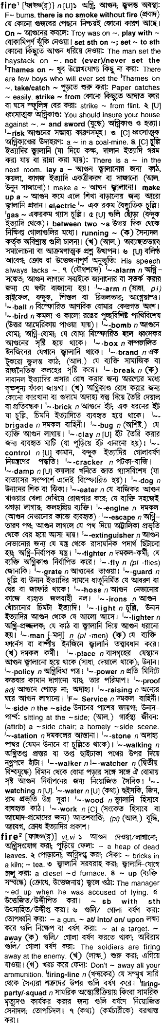 Fire in Bangla Academy Dictionary