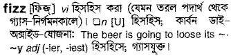 Fizz in Bangla Academy Dictionary