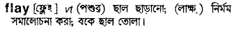 Flay in Bangla Academy Dictionary