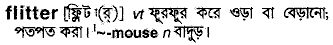 Flitter in Bangla Academy Dictionary