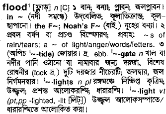 Flood in Bangla Academy Dictionary
