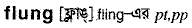 Flung in Bangla Academy Dictionary