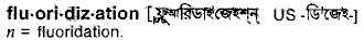 Fluoridization in Bangla Academy Dictionary