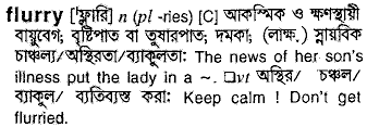 Flurry in Bangla Academy Dictionary