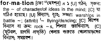 Formation in Bangla Academy Dictionary