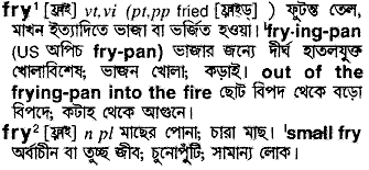 Fry in Bangla Academy Dictionary