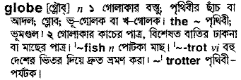 Globe in Bangla Academy Dictionary