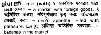 Glut in Bangla Academy Dictionary