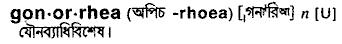 Gonorrhoea in Bangla Academy Dictionary
