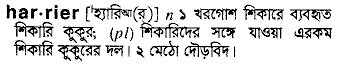 Harrier in Bangla Academy Dictionary